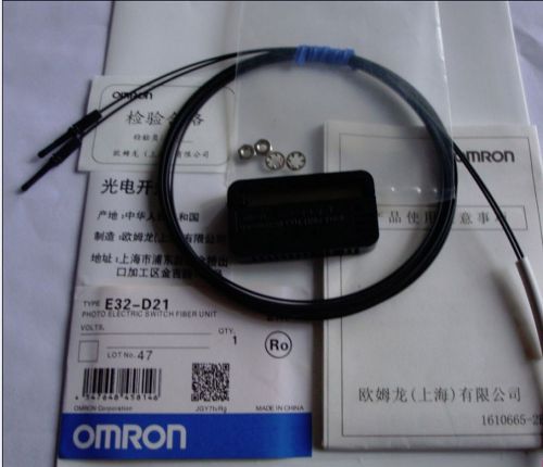 Omron photoelectric switch fiber unit e32-d21 e32d21 new free shipping #j390 lx for sale
