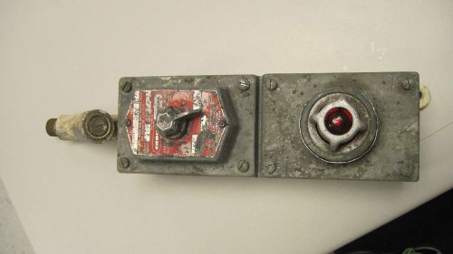 CROUSE HINDS EFD1824-J6 CLASS 1 GRP C &amp; D SWITCH EXPLOSION PROOF