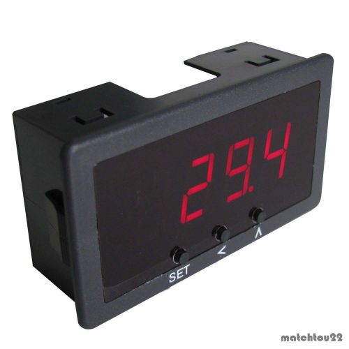 Temperature controller dc5~24v red led -30~200°c 4digits built-in 2 relays+sensor for sale
