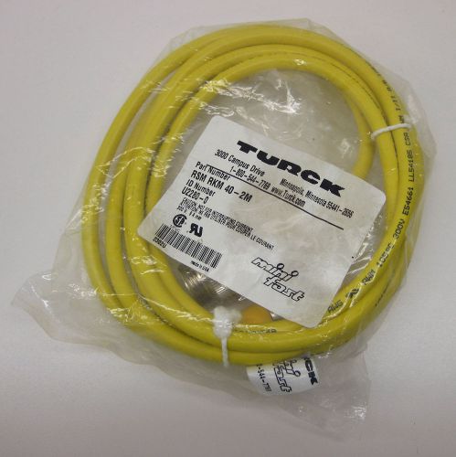 TURCK U2280-0 minifast EXTENSION CORDSET 4-WIRE RSM RKM 40-2M