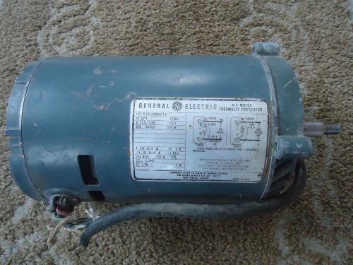 GE ELECTRIC MOTOR 3/4 HP