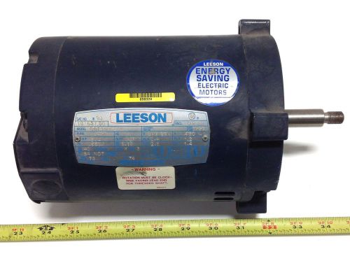 Leeson 3450rpm 3/4hp 3phase electric motor 101637.00 / c4t54dc20c for sale
