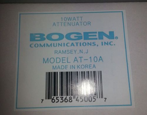 Bogen Communications AT10A 10W Attenuator
