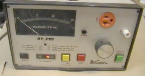 Associated Research 4040a AC HIPOT TESTER HYPOT HVAC CONTINUITY TESTER 0-3 KVAC