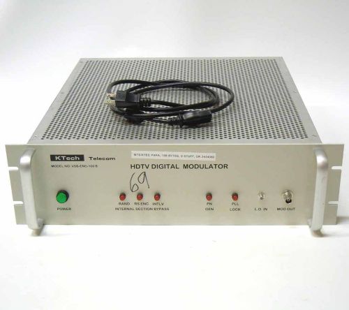 KTech Telecom VSB-ENC-100B HDTV Digital ATSC Modulator TV UHF 8VSB Transmitter