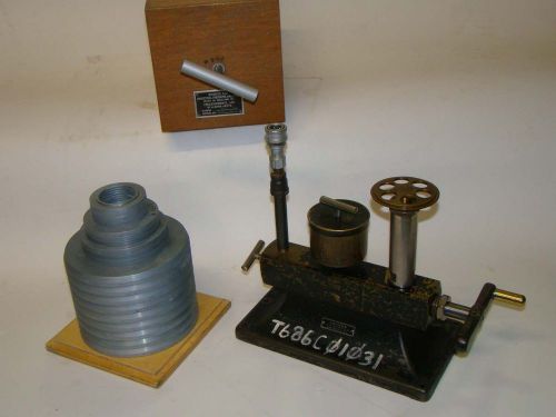 Amthor dead weight tester with accessories for sale