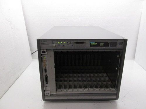 Hp / agilent e8404a high power vxi mainframe w/ e1406a command module for sale