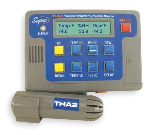 Supco tha2, alarm with logger, temp and humidity for sale