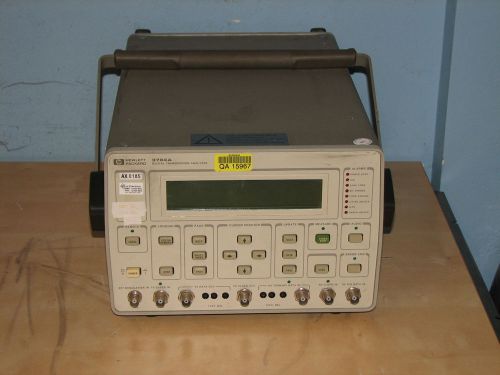 HP 3784A  230V Digital Transmission Analyzer W/ Handle