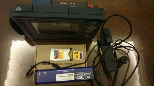 Used agilent e6000c color lcd otdr, 40db range, with new sanyo cell battery for sale