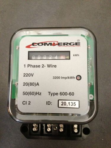Comverge Electric Power Meter Killowatt Meter 220v Mint condition