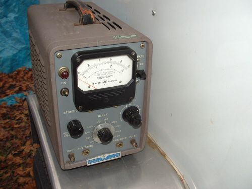 Vintage HEWLETT PACKARD HP 500B Tube Frequency Meter