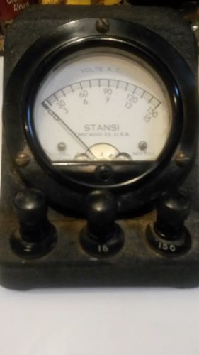 Vintage Stansi AC volt meter