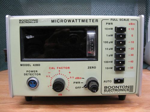 Vintage Boonton Electronics 42BD Microwattmeter Test Equipment