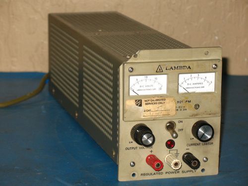 LAMBDA LP-521-FM REGULATED POWER SUPPLY 0-20V 0-3.3A