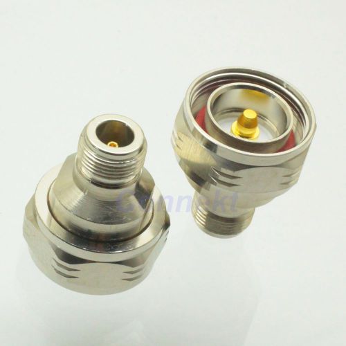 1pce L29 7/16 DIN male plug to N female jack straight RF adapter connector