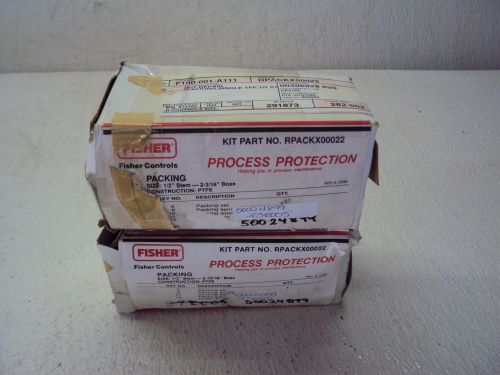 FISHER R PACKX00022  LOT OF 2