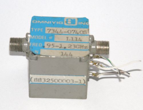 Omniyig in filter band pass 7344-0740s 950.0 mhz-1.225 ghz for sale