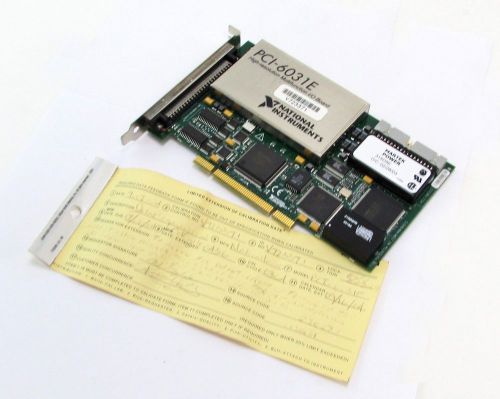 National Instruments / NI PCI-6031E DAQ Card - Unused since last calibration!