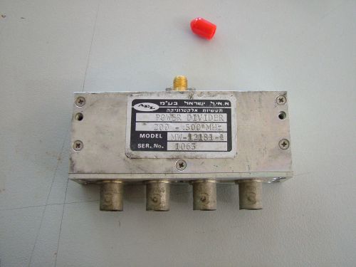 RE SPLITTER / DIVIDER SMA TO BNC 4 WAY 200MHz - 500MHz MW12181