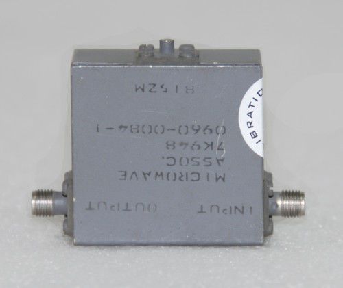 HP 0960-0084-1 ISOLATOR, 2.05 - 4.10 GHz SMA