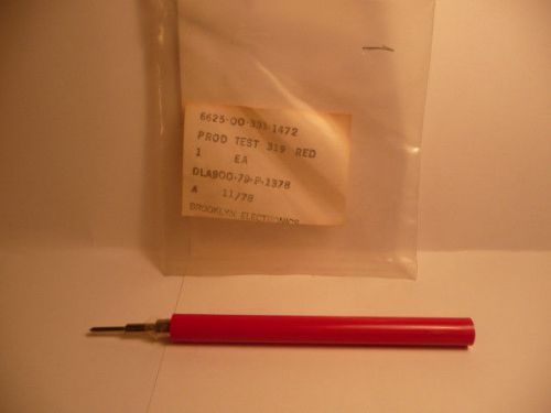 25 EA US ARMY TEST PROBES #219 RED NSN 5365-00-331-7472