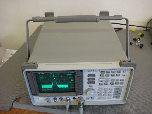 Hp agilent 8563a spectrum analyzer 9 khz to 26.9 ghz calibrated ! option 26 ! for sale