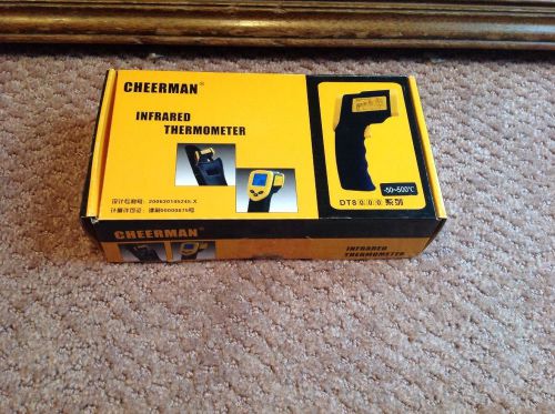 Hde temperature gun infrared thermometer w/ laser sight- (dt 8500 red) for sale