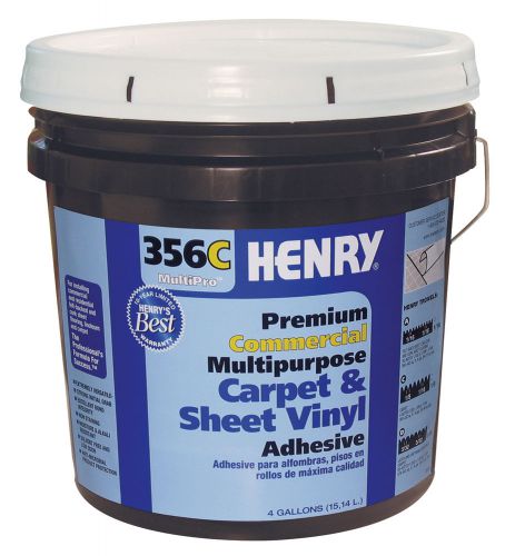 Henry hy356c4g carpet and sheet vinyl adhesive for sale