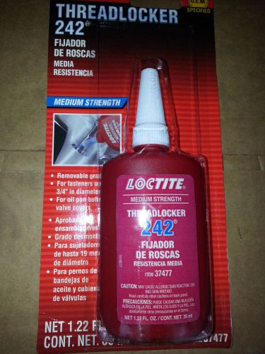 Loctite 242 blue threadlocker big bottle, new!! nib for sale