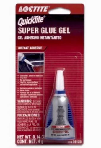 Loctite 39123 - quicktite super glue gel 4g for sale