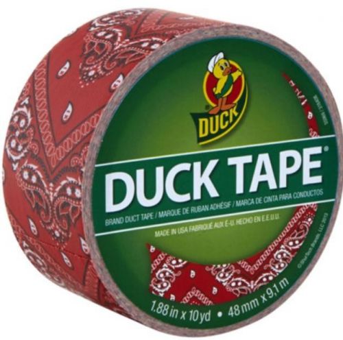 Duck Brand Duct Tape / Red Bandana Color - 10yd Roll