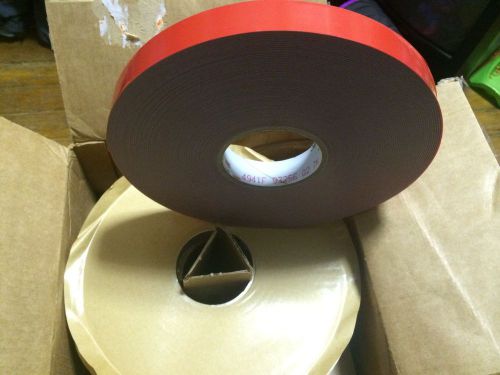 3m vhb gray foam double sided adhesive tape 1&#034; x 36 yds. #4941f for sale