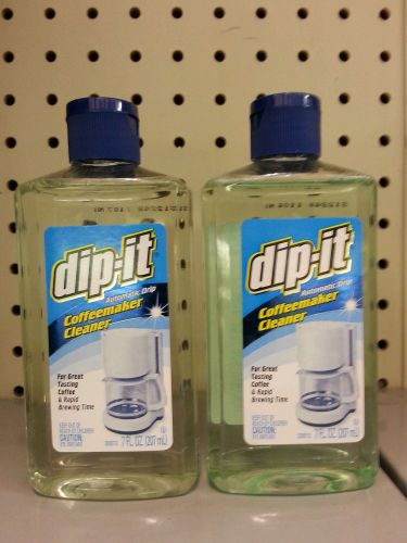 case of 2 DIP IT Coffee Maker Cleaner bottles