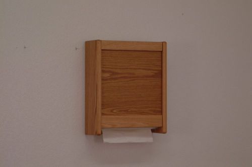 Wooden mallet paper towel dispenser light oak for sale