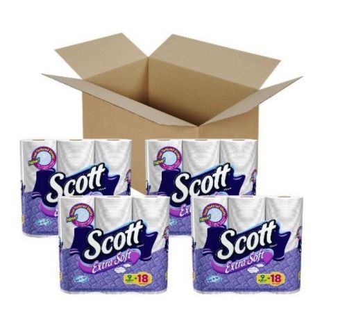 Scott Bath Tissue Toilet Restroom Paper Extra Soft Double Roll Bathroom Cleaning