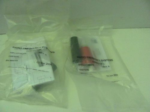 LOT OF 2 RADIO REQUENCY SYSTEMS NM-LCF14-070 REV. A RF MICROWAVE CONNECTOR KIT