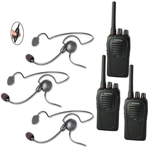 Sc-1000 radio  eartec 3-user two-way radio system cyber inline ptt cybsc3000il for sale