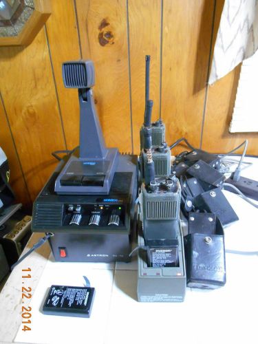 COMPLETE 2-WAY VHF RADIO SETUP UNIDEN FORCE AMH-300D MAXON CP-0510-HD &amp; CHARGERS