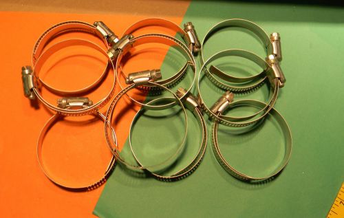 Stainless Steel hose clamps Tridon Size #5 (Ford) Lot of 10