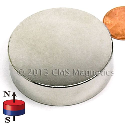Neodymium magnets n45 dia1.75x0.5&#034; powerful  ndfeb rare earth magnets lot 20 for sale