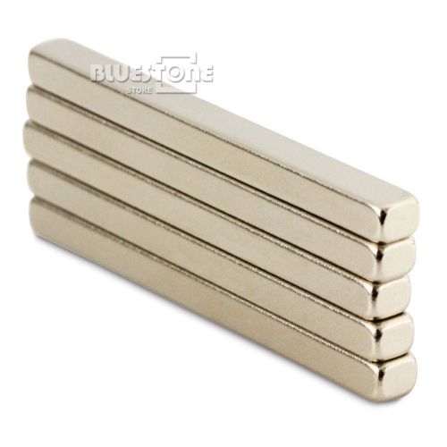 Lot 5pcs Strong Long N50 Block Bar Magnets 50 x 5 * 3 mm Rare Earth Neodymium
