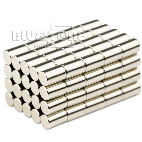 100 pcs strong n50 mini round bar cylinder magnets 4 * 6 mm neodymium rare earth for sale