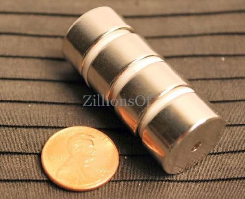 4 neodymium ring magnets 3/4 x 1/8 x 3/8 rare earth n42 for sale