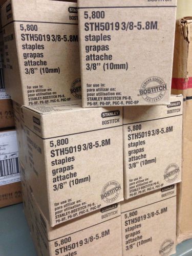 Stanley bostitch 3/8&#034; galvanized staples sth5019 - 5.8m for sale