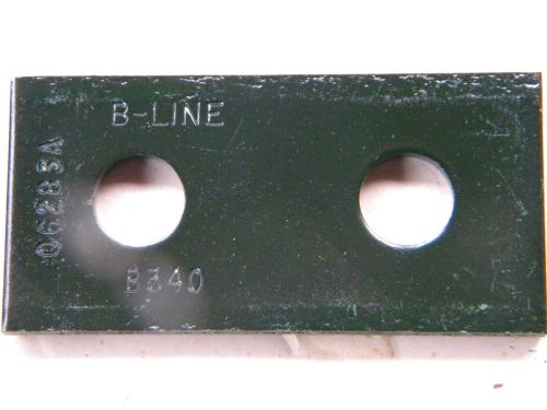 New lot of ( 30)   b-line 2 hole splice plate green # b340 for sale