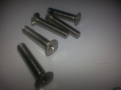 10-32 x 1&#034;  STAINLESS STEEL Phillips Flat Screws - COUNTERSINK    QTY  1,800