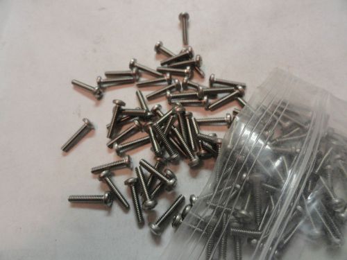 4-40 x 9/16&#034; long stainless phillips pan head screws, ms51957-120 for sale