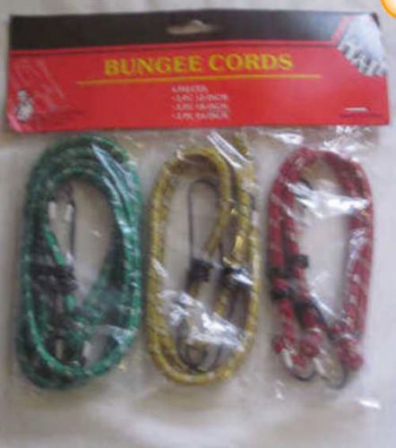 Regent Products pack of 6 pieces Bungee Cords, 2 12 inch, 2 18 inch and 24 inch