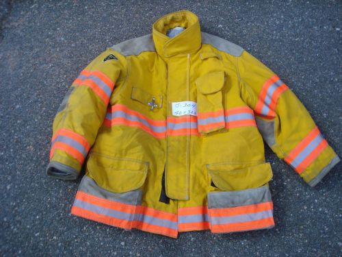 46x32 Jacket Coat Firefighter Bunker Fire Gear LION JANESVILLE......J304